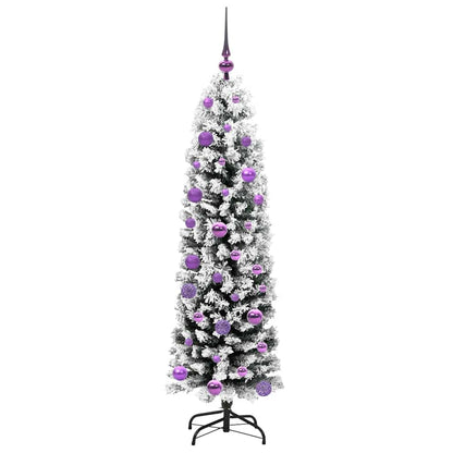 vidaXL Artificial Christmas Tree with 150 LEDs with Stand Green 150 cm 4