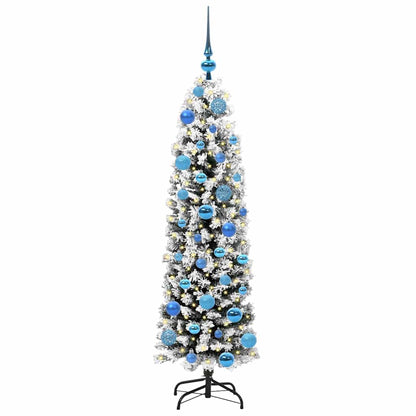 vidaXL Artificial Christmas Tree with 150 LEDs with Stand Green 150 cm 3
