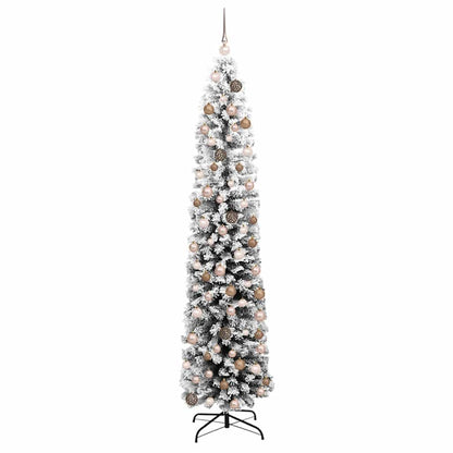 vidaXL Artificial Christmas Tree with 300 LEDs with Stand Green 180 cm 3