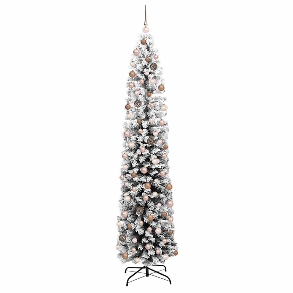 vidaXL Artificial Christmas Tree with 300 LEDs with Stand Green 210 cm 3