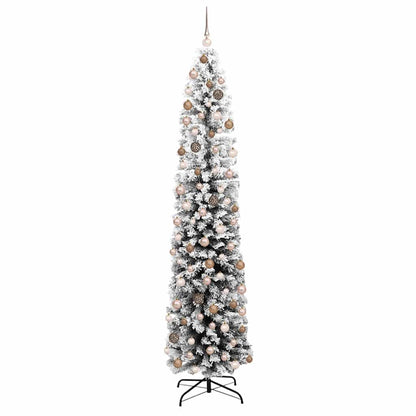 vidaXL Artificial Christmas Tree with 300 LEDs with Stand Green 210 cm 3