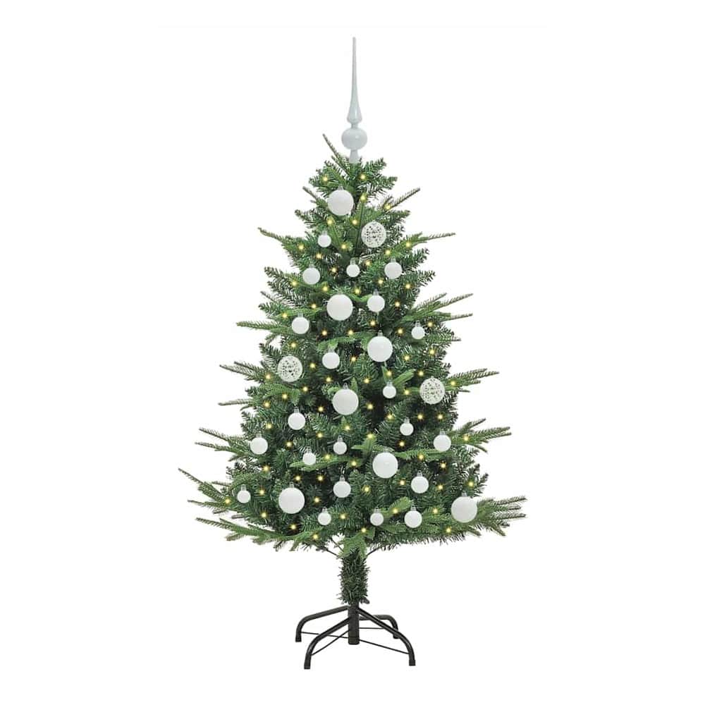 Artificial Pre-lit Christmas Tree in Green