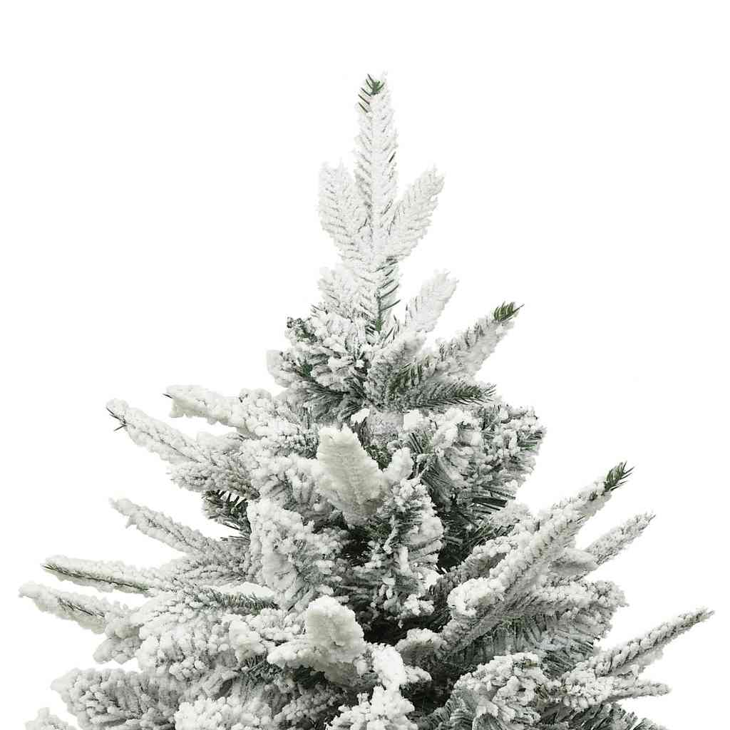 Artificial Pre-lit Christmas Tree with Ball Set Green 180 cm Green and White with 300 LEDs