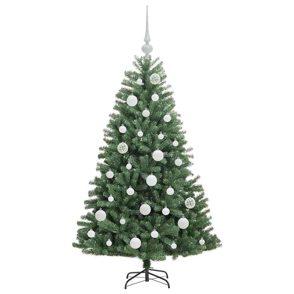 Artificial Hinged Christmas Tree Green 120 cm PVC and Metal