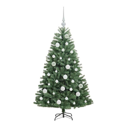 Artificial Hinged Christmas Tree Green 120 cm PVC and Metal