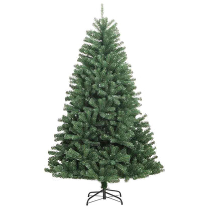 vidaXL Artificial Hinged Christmas Tree Green 150 cm PVC and Metal 5