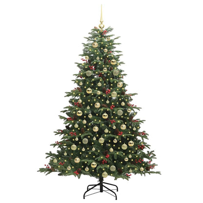 vidaXL Artificial Christmas Tree with 300 LEDs with Stand Green 180 cm 3
