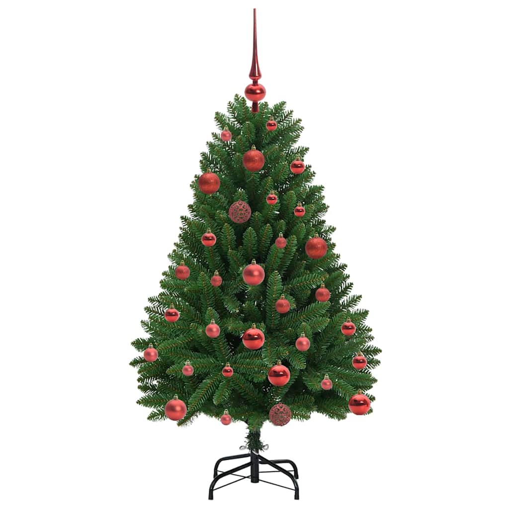 vidaXL Artificial Christmas Tree 120 cm 150 LEDs Warm White Green 4