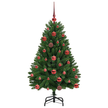vidaXL Artificial Christmas Tree 120 cm 150 LEDs Warm White Green 4