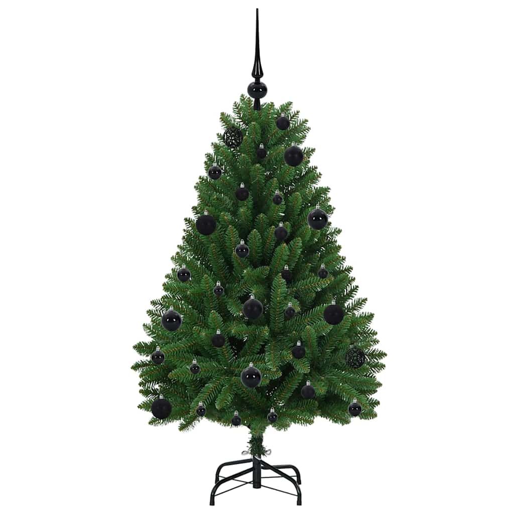 vidaXL Artificial Christmas Tree 120 cm 150 LEDs Warm White Green 4
