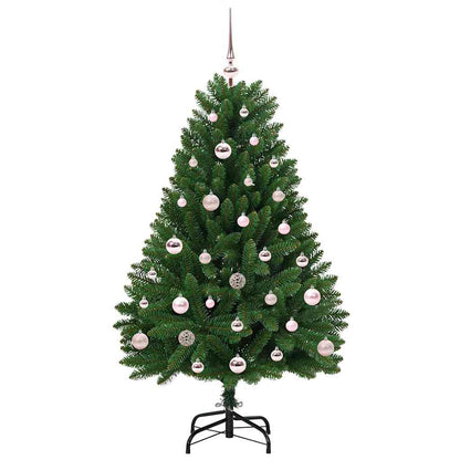 vidaXL Artificial Christmas Tree 120 cm 150 LEDs Warm White Green 4