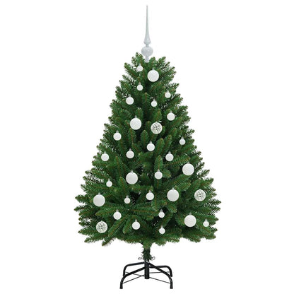 vidaXL Artificial Christmas Tree 120 cm 150 LEDs Warm White Green 4