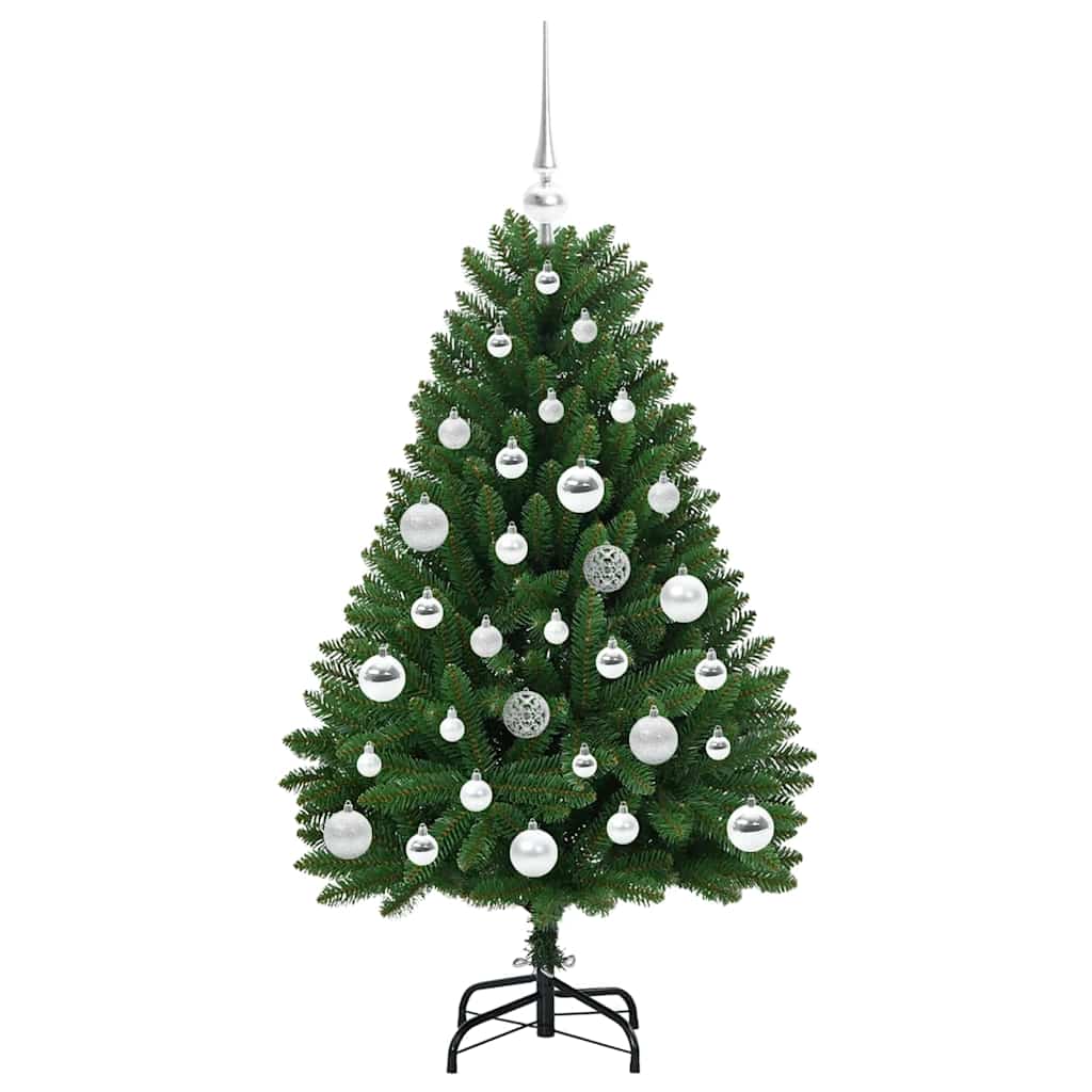 vidaXL Artificial Christmas Tree 120 cm 150 LEDs Warm White Green 4