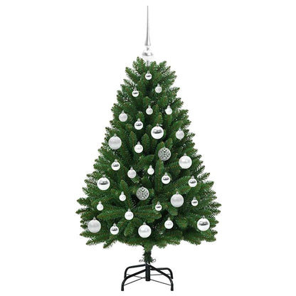 vidaXL Artificial Christmas Tree 120 cm 150 LEDs Warm White Green 4