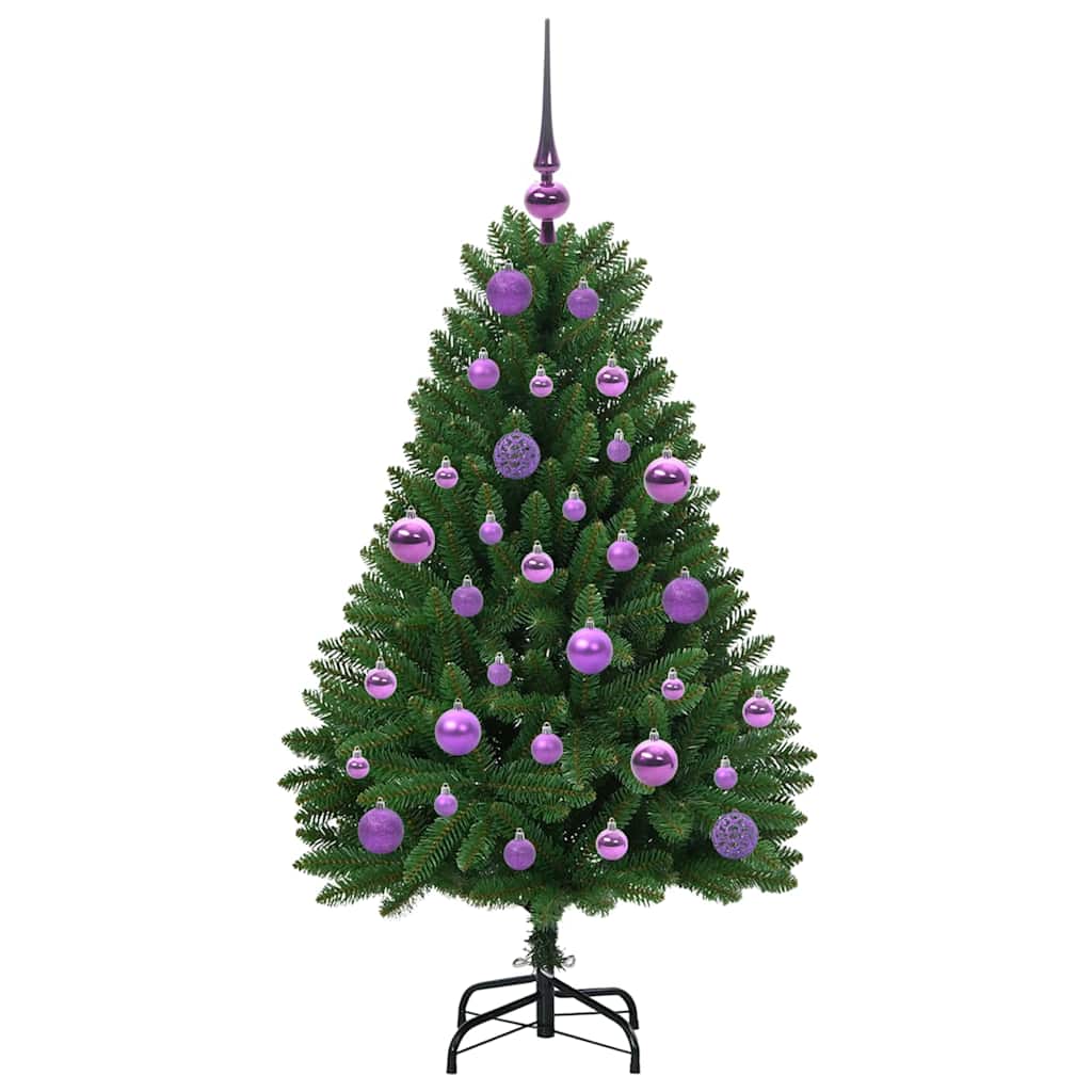 vidaXL Artificial Christmas Tree 120 cm 150 LEDs Warm White Green 4