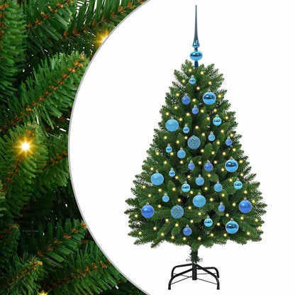vidaXL Artificial Christmas Tree 120 cm 150 LEDs Warm White Green 2