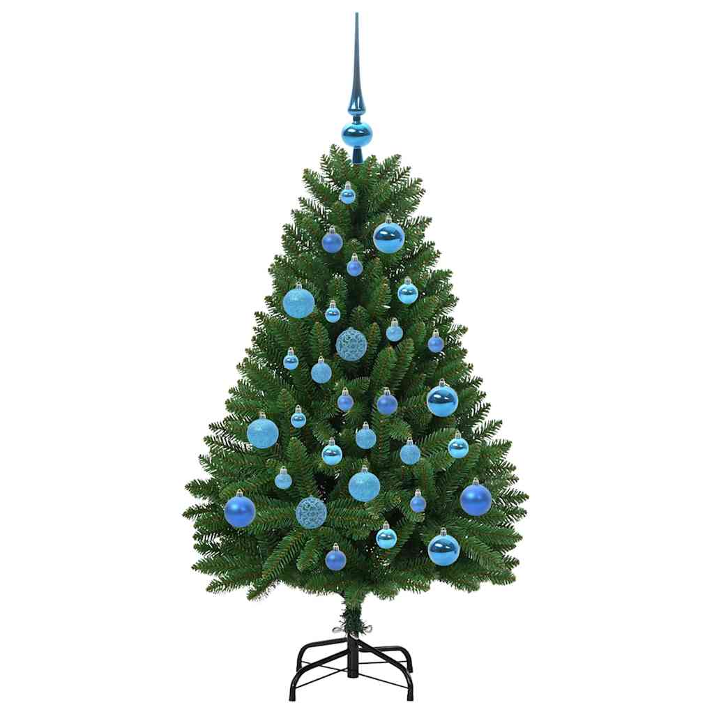 vidaXL Artificial Christmas Tree 120 cm 150 LEDs Warm White Green 4