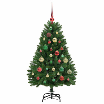 vidaXL Artificial Christmas Tree 120 cm 150 LEDs Warm White Green 6