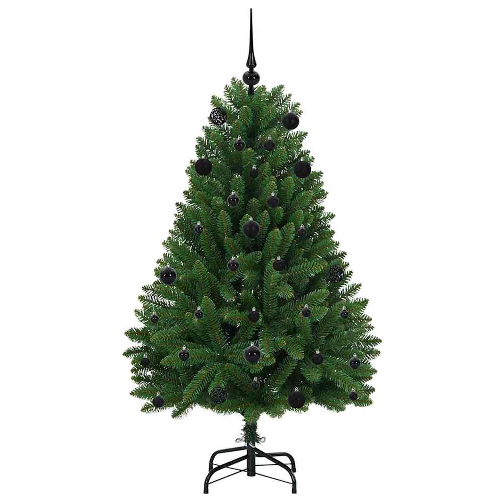 vidaXL Artificial Christmas Tree 150 cm 150 LEDs Warm White Green 4