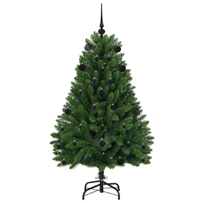 vidaXL Artificial Christmas Tree 150 cm 150 LEDs Warm White Green 4