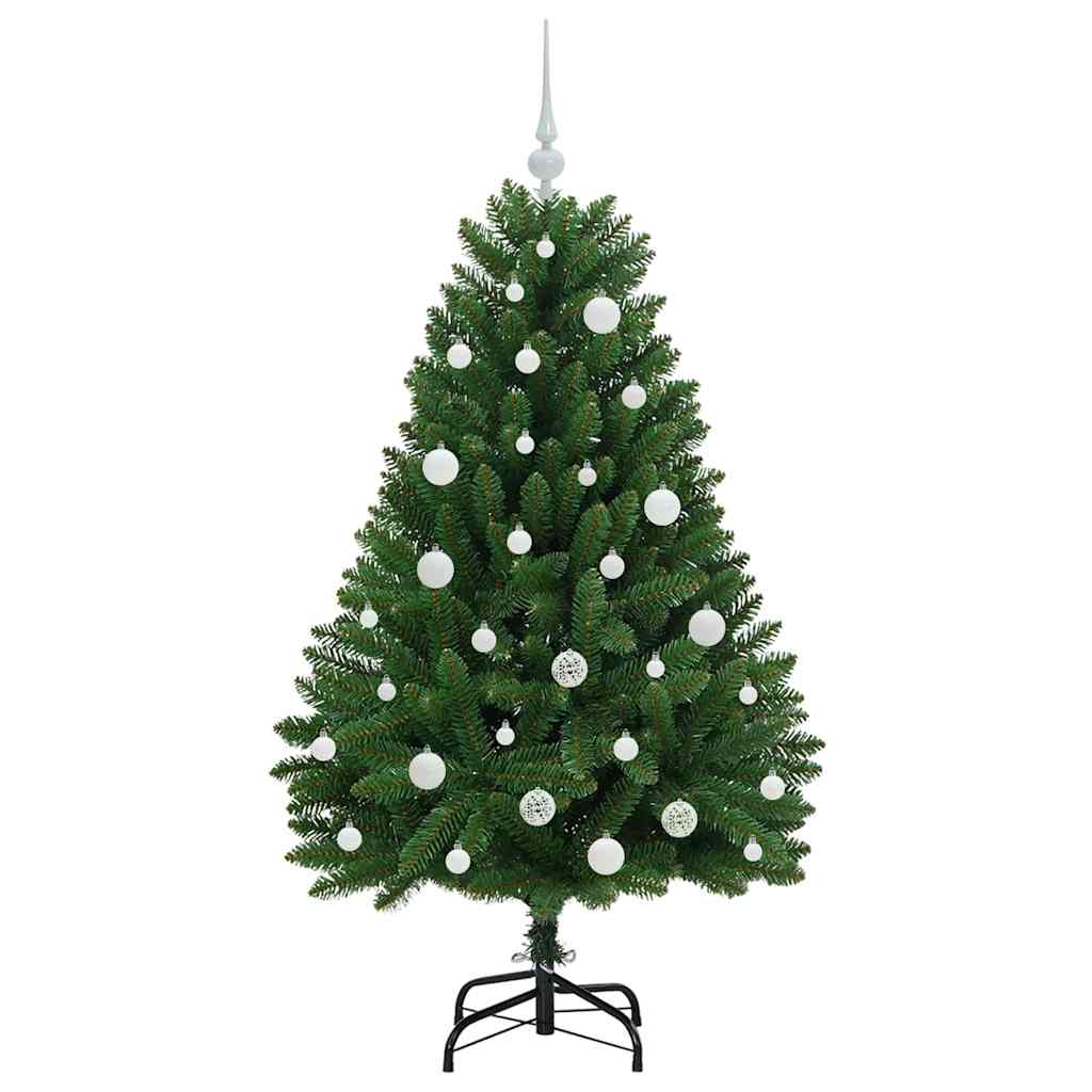 vidaXL Artificial Christmas Tree 150 cm 150 LEDs Warm White Green 4