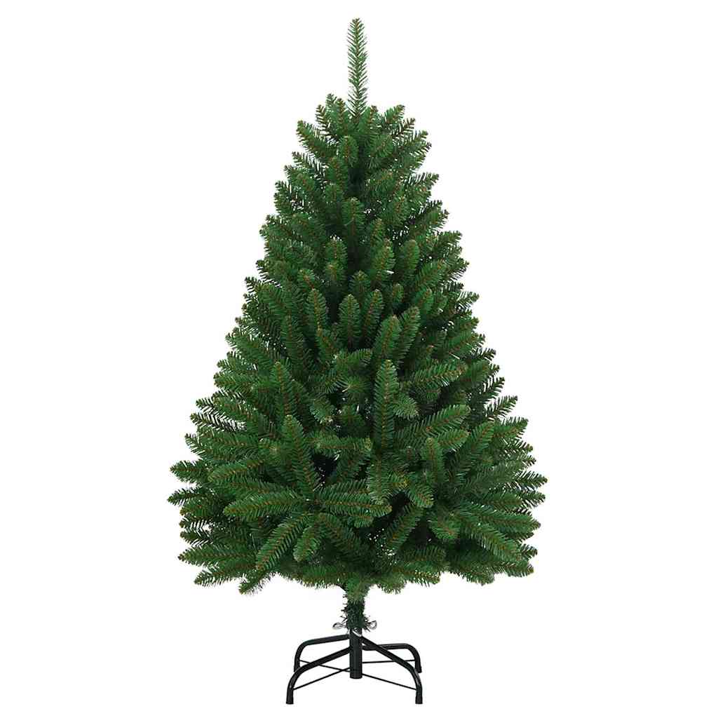 vidaXL Artificial Christmas Tree 150 cm 150 LEDs Warm White Green 5