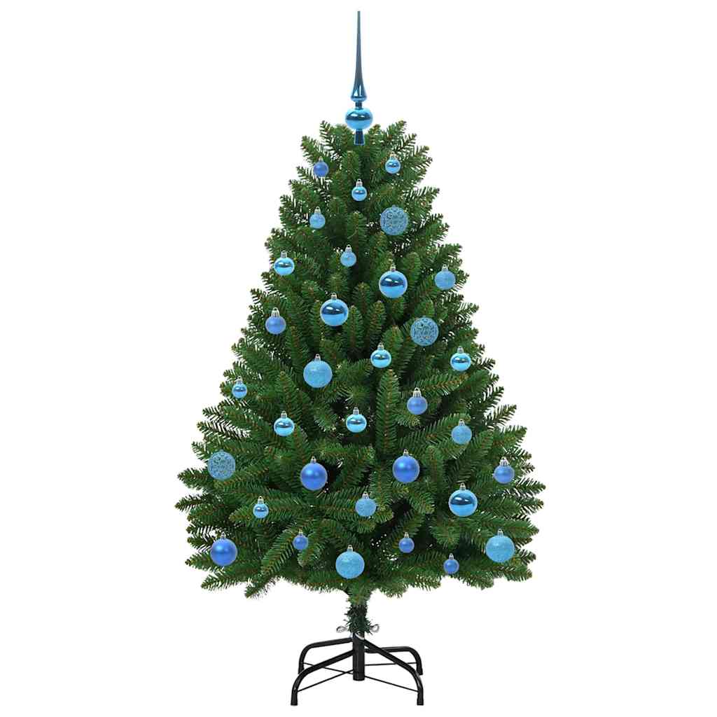 vidaXL Artificial Christmas Tree 150 cm 150 LEDs Warm White Green 4
