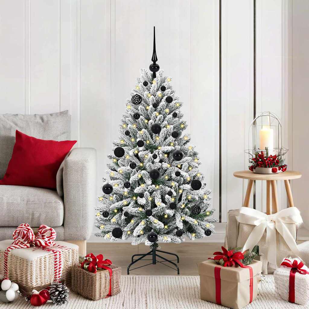 vidaXL Artificial Christmas Tree 120 cm 150 LEDs Warm White 1