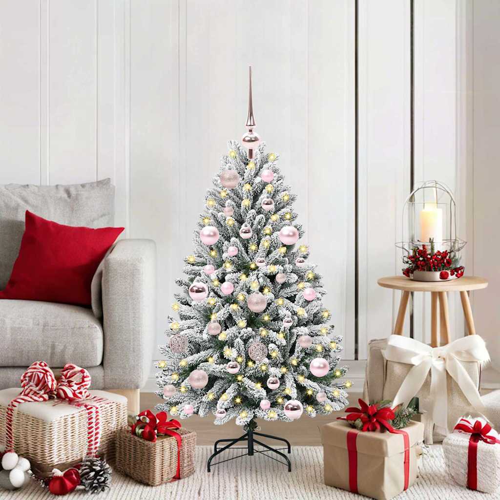 vidaXL Artificial Christmas Tree 120 cm 150 LEDs Warm White 1