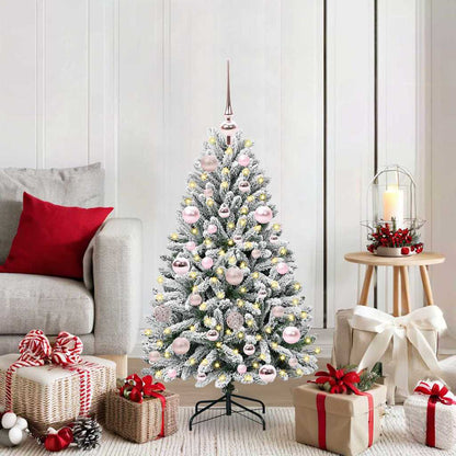 vidaXL Artificial Christmas Tree 120 cm 150 LEDs Warm White 1