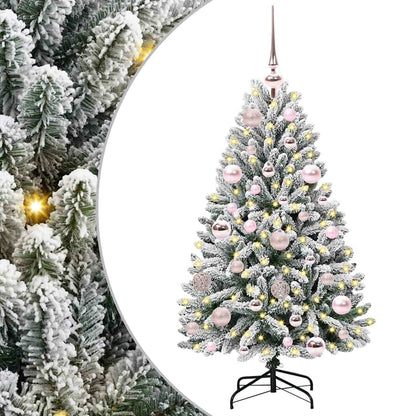 vidaXL Artificial Christmas Tree 120 cm 150 LEDs Warm White 2