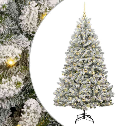 vidaXL Artificial Christmas Tree 180 cm 300 LEDs Warm White 2