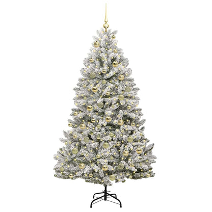 vidaXL Artificial Christmas Tree 180 cm 300 LEDs Warm White 3