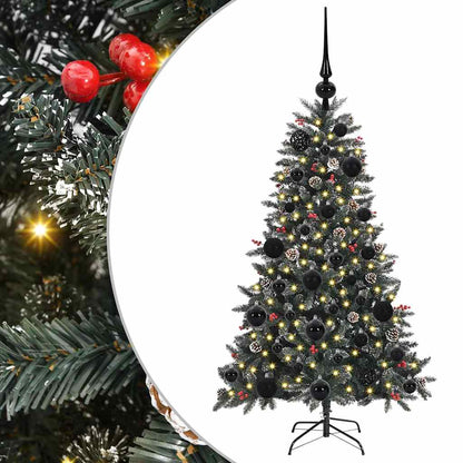 vidaXL Artificial Christmas Tree with 150 LEDs with Stand Green 120 cm 2