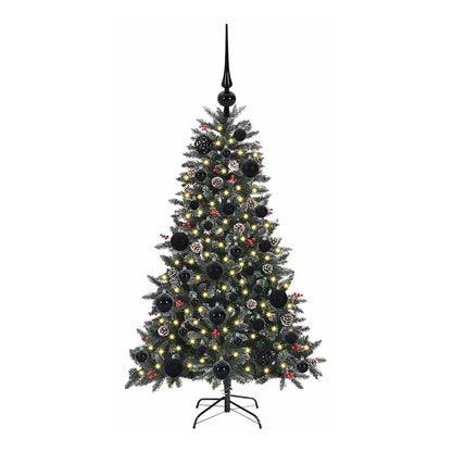 vidaXL Artificial Christmas Tree with 150 LEDs with Stand Green 120 cm 3