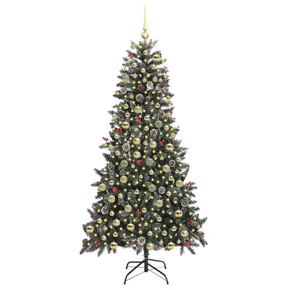 vidaXL Artificial Christmas Tree Green 210 cm 3