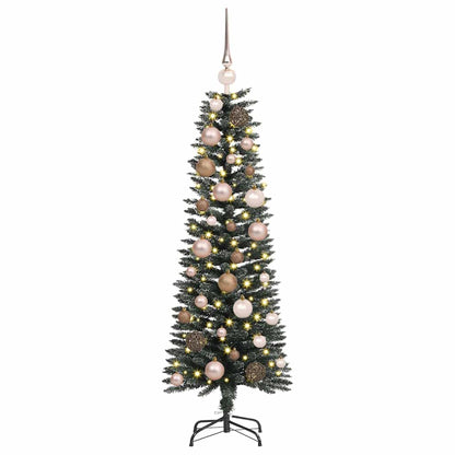 vidaXL Artificial Christmas Tree with 150 LEDs with Stand Green 120 cm 3