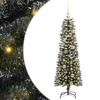 vidaXL Artificial Christmas Tree with 150 LEDs with Stand Green 120 cm 2