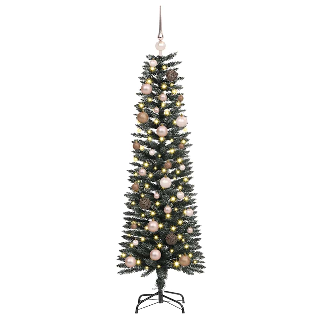 vidaXL Artificial Christmas Tree with 150 LEDs with Stand Green 150 cm 3