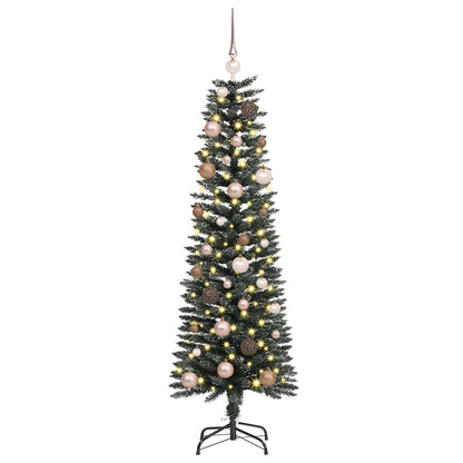 vidaXL Artificial Christmas Tree with 150 LEDs with Stand Green 150 cm 3