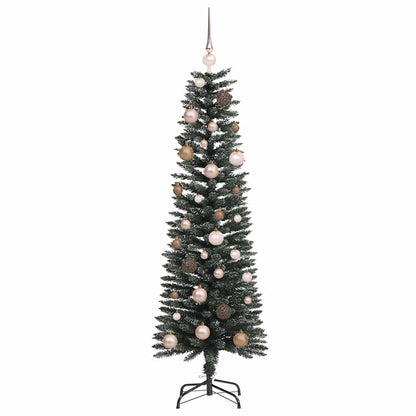 vidaXL Artificial Christmas Tree with 150 LEDs with Stand Green 150 cm 4