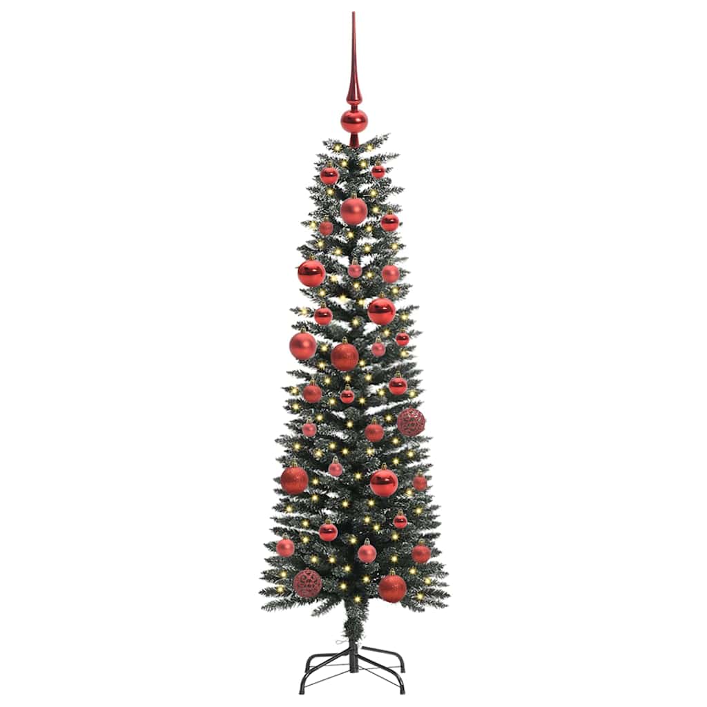 vidaXL Artificial Christmas Tree with 150 LEDs with Stand Green 150 cm 3