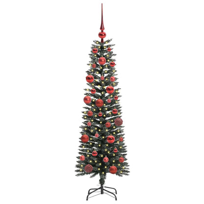 vidaXL Artificial Christmas Tree with 150 LEDs with Stand Green 150 cm 3