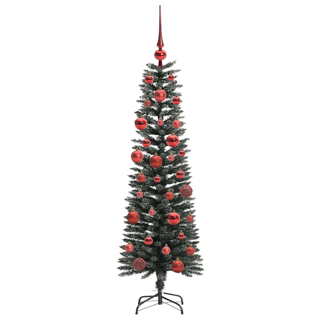 vidaXL Artificial Christmas Tree with 150 LEDs with Stand Green 150 cm 4