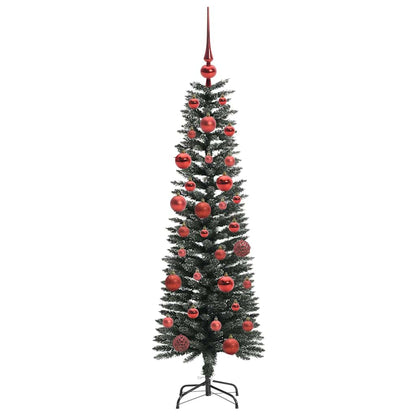 vidaXL Artificial Christmas Tree with 150 LEDs with Stand Green 150 cm 4