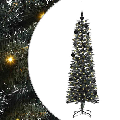 vidaXL Artificial Christmas Tree with 150 LEDs with Stand Green 150 cm 2