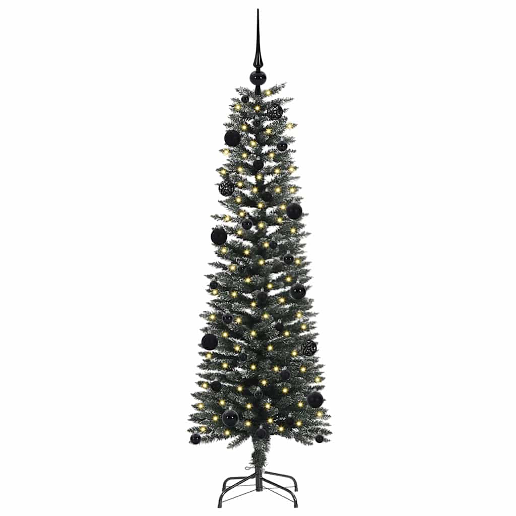 vidaXL Artificial Christmas Tree with 150 LEDs with Stand Green 150 cm 3