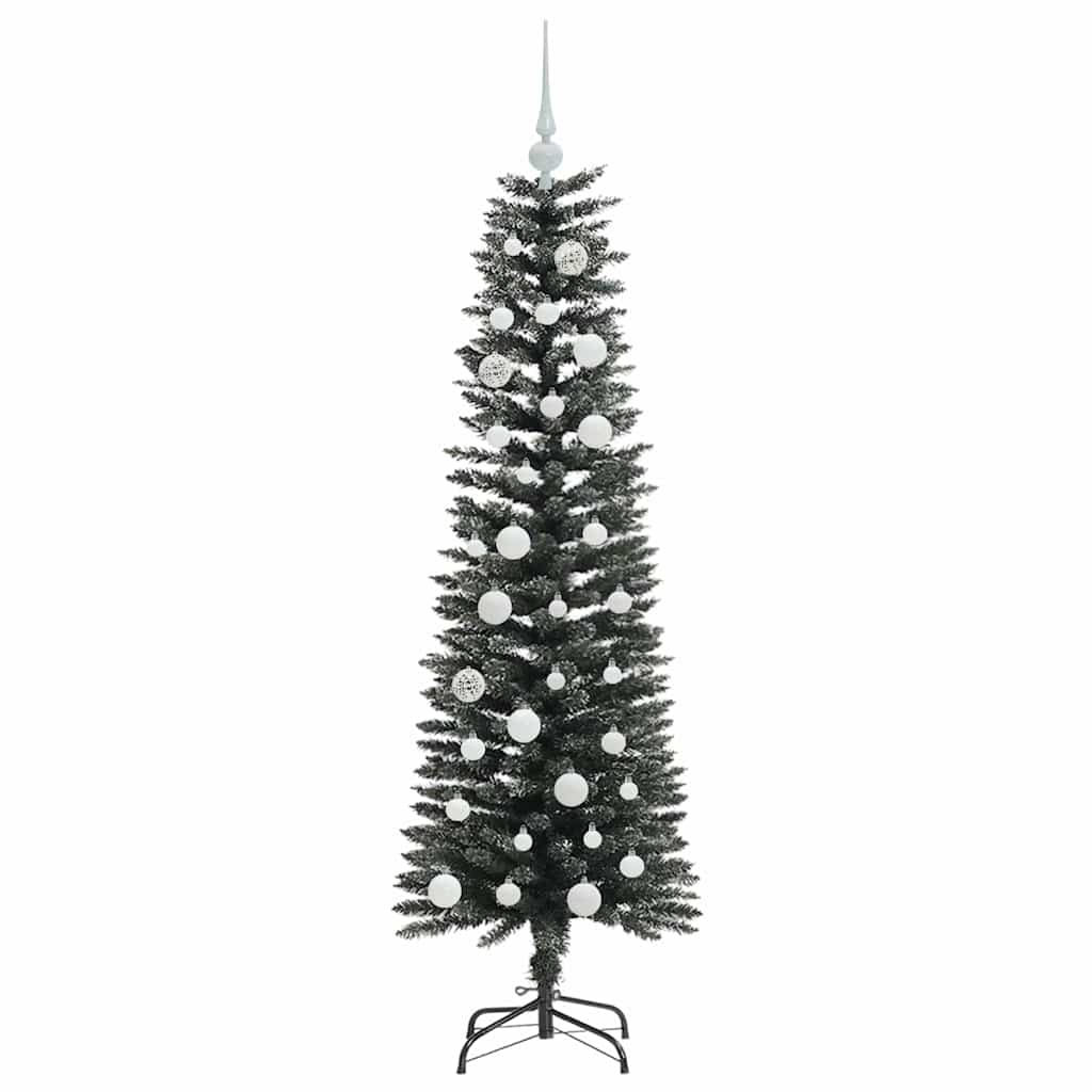 vidaXL Artificial Christmas Tree with 150 LEDs with Stand Green 150 cm 4