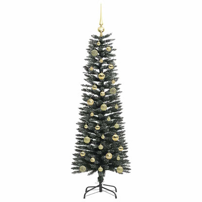 vidaXL Artificial Christmas Tree with 150 LEDs with Stand Green 150 cm 4