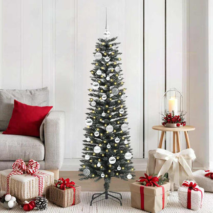 vidaXL Artificial Christmas Tree with 150 LEDs with Stand Green 150 cm 1